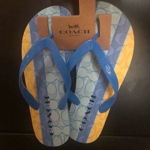 Coach women’s flip flops new with tag original $50